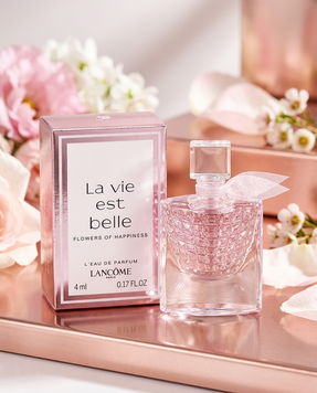 (Ліцензія) Мініатюра парфумованої води La Vie Est Belle Flowers of Happiness Lanc&ocirc;me для жінок 4 мл 1566 фото